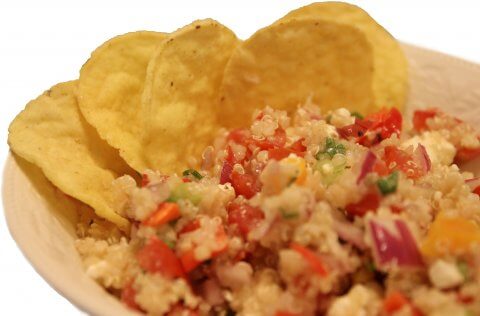 quinoa salad dip or wrap